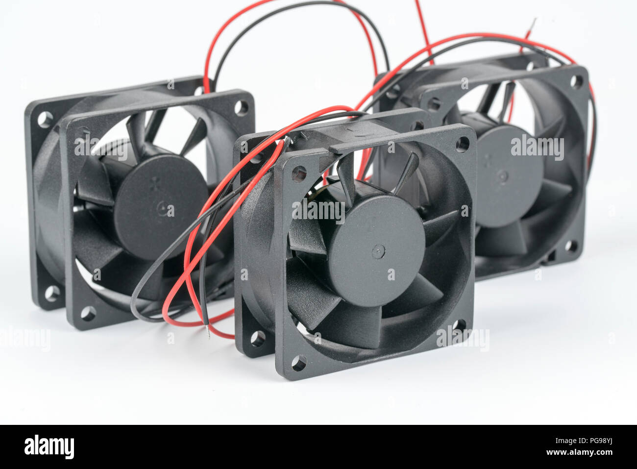 Ventilateur de l'ordinateur personnel. Banque D'Images