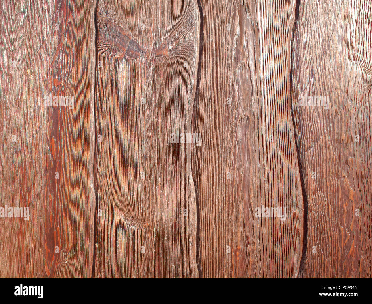 Fond de bois de brun avec des formes inégales verticale Banque D'Images