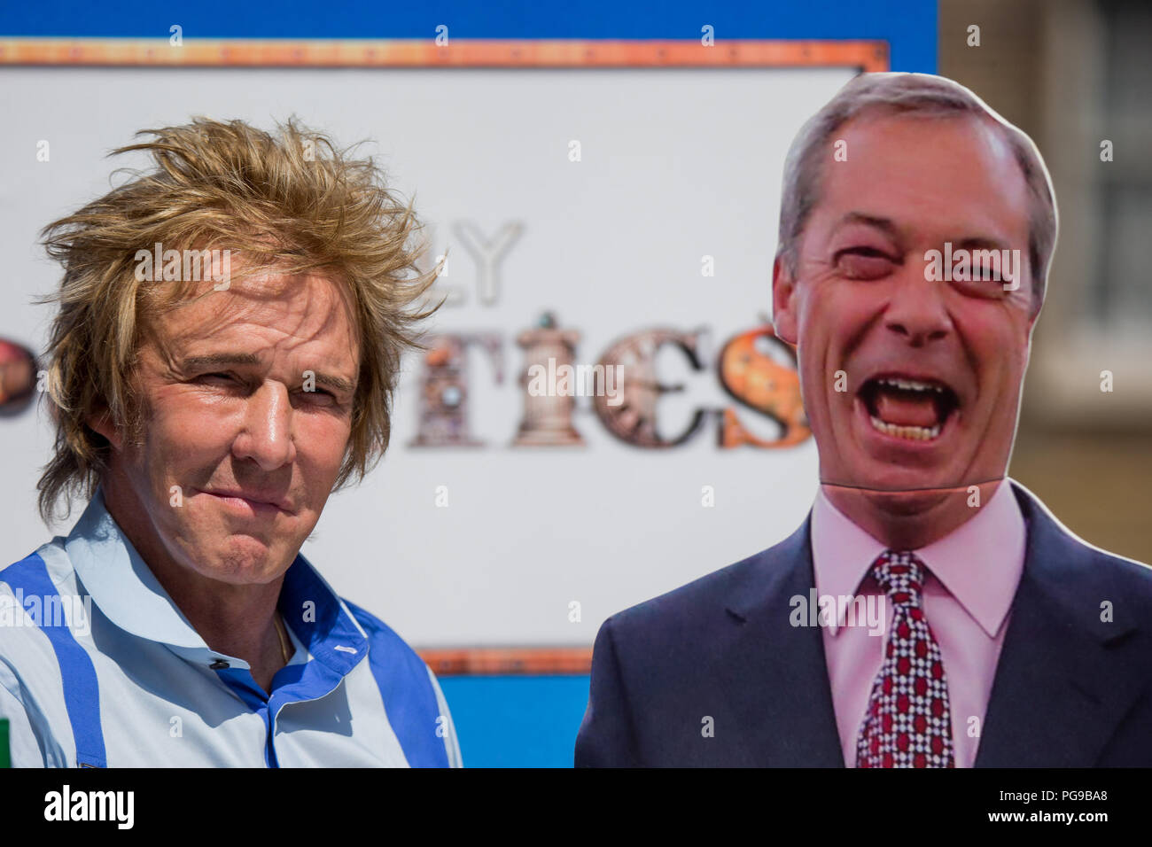 Dernière émission de la BBC montrent la politique quotidienne, College Green, Westminster, London UK Avec : Charlie Mullins, Pimlico Plombiers Où : London, England, United Kingdom Quand : 24 Oct 2018 Credit : Wheatley/WENN Banque D'Images