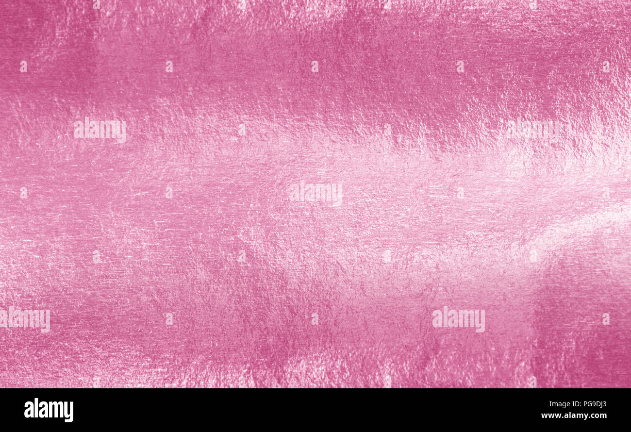 Feuille d'Or Rose texture background Abstract feuille métallique rouge Banque D'Images