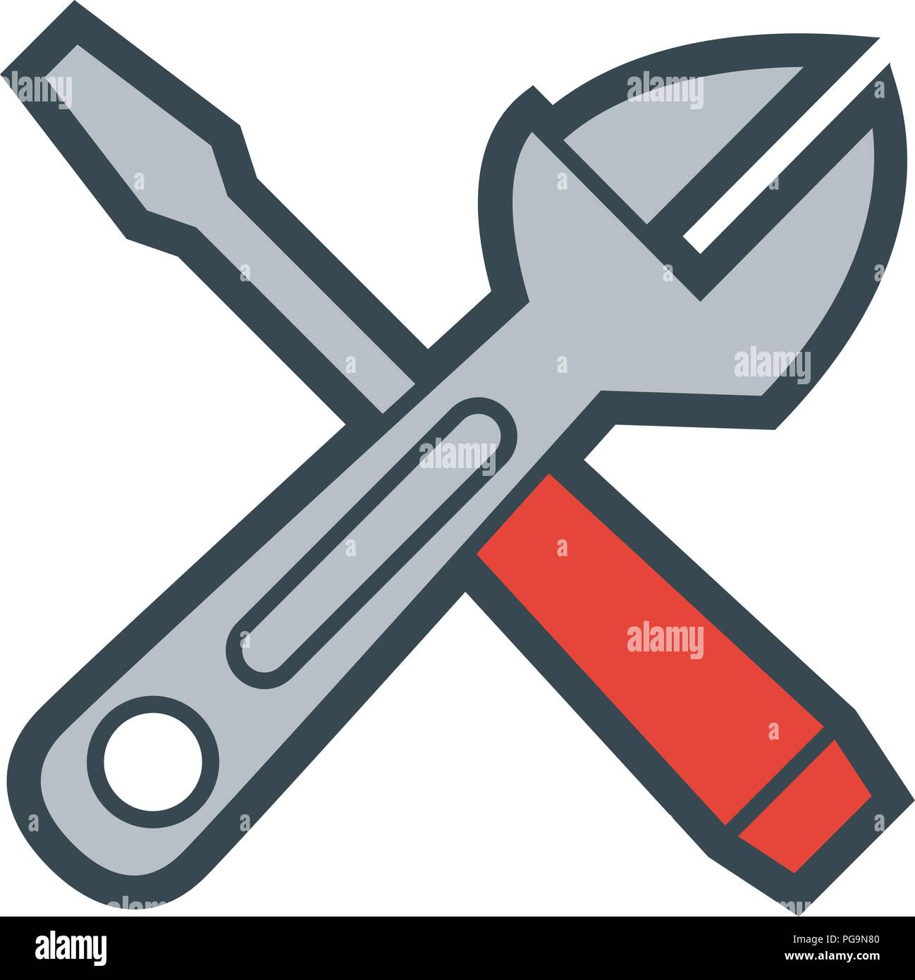 Service technique Illustration de Vecteur