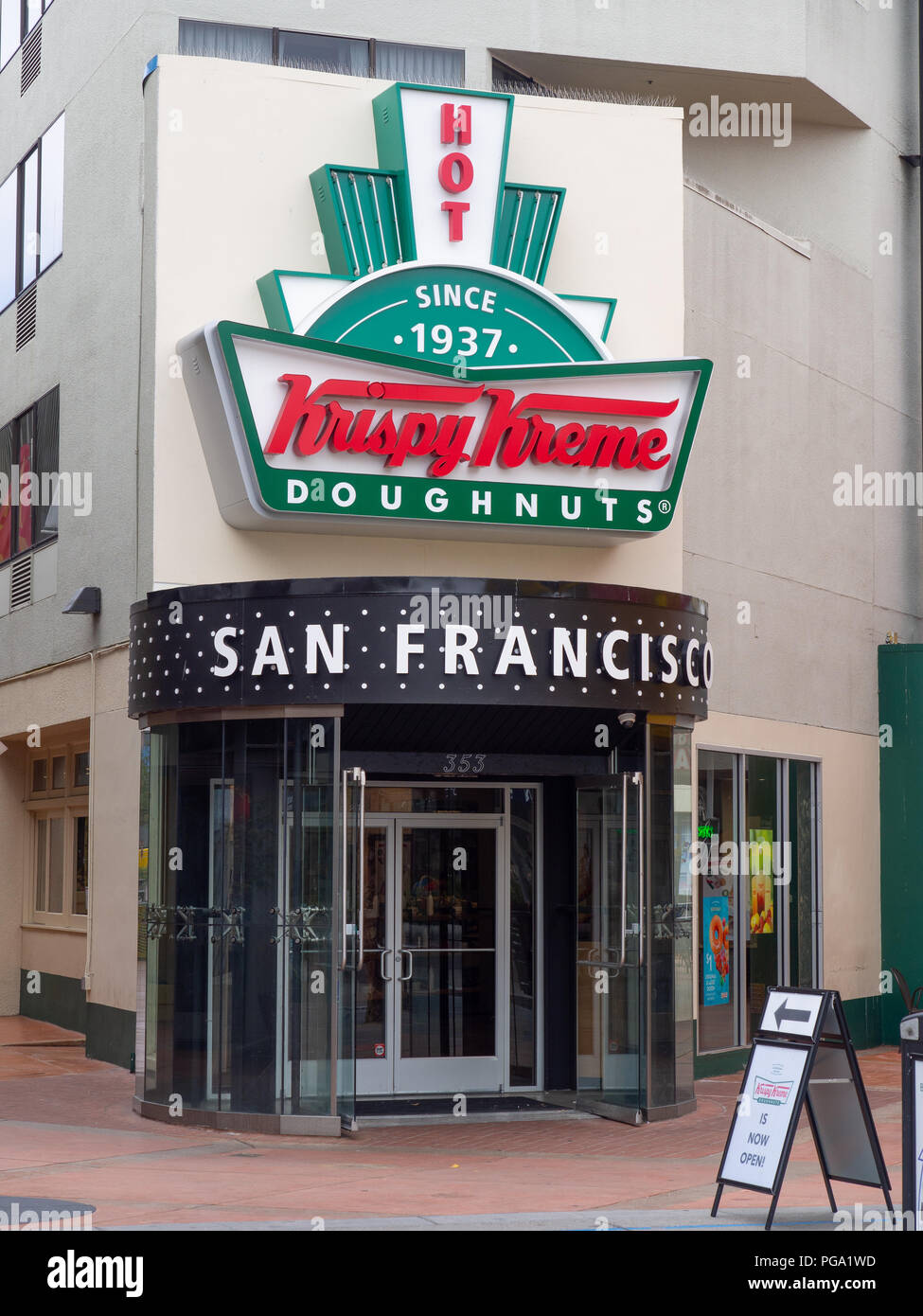 Krispy Kreme à San Francisco Banque D'Images