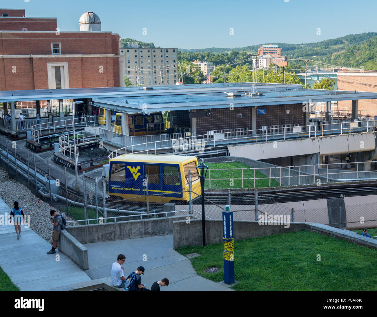 La station de l'EPR à la West Virginia University de Morgantown WV Banque D'Images