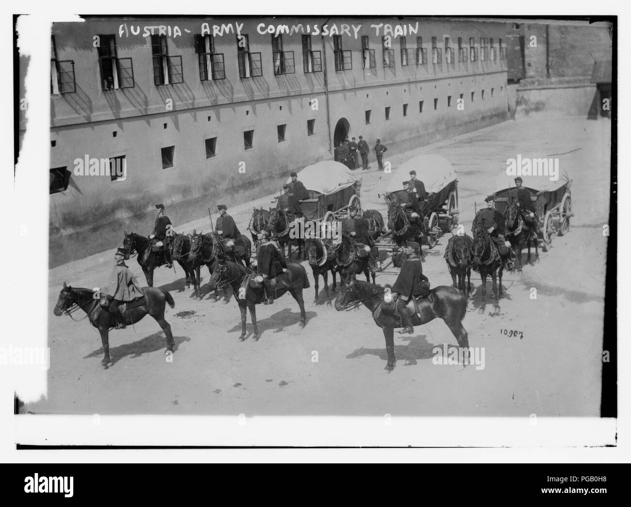 Autriche - Train Economat de l'Armée Banque D'Images