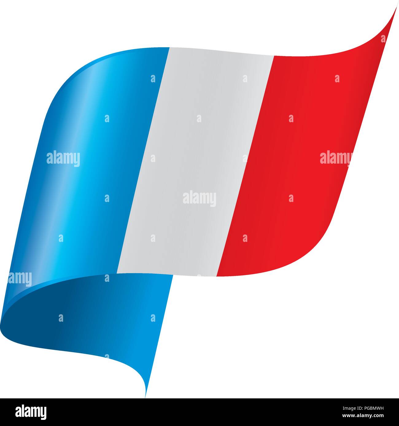 France drapeau, vector illustration Illustration de Vecteur