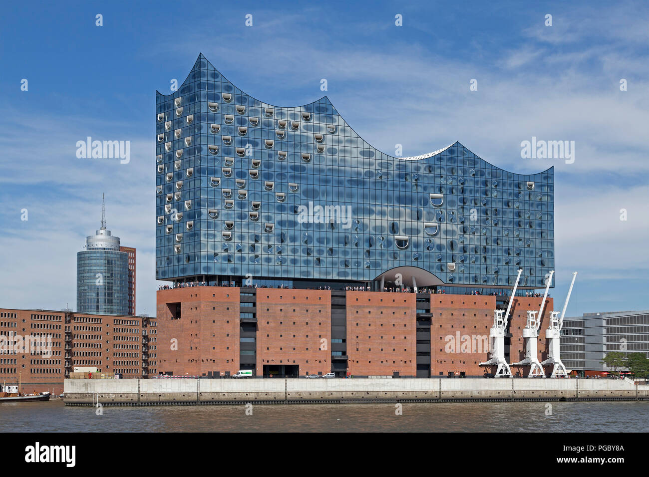 Elbe Philharmonic Hall, HafenCity (Ville portuaire), Hambourg, Allemagne Banque D'Images