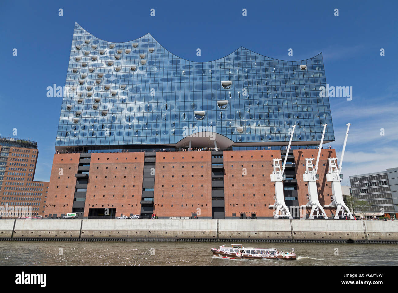 Elbe Philharmonic Hall, HafenCity (Ville portuaire), Hambourg, Allemagne Banque D'Images