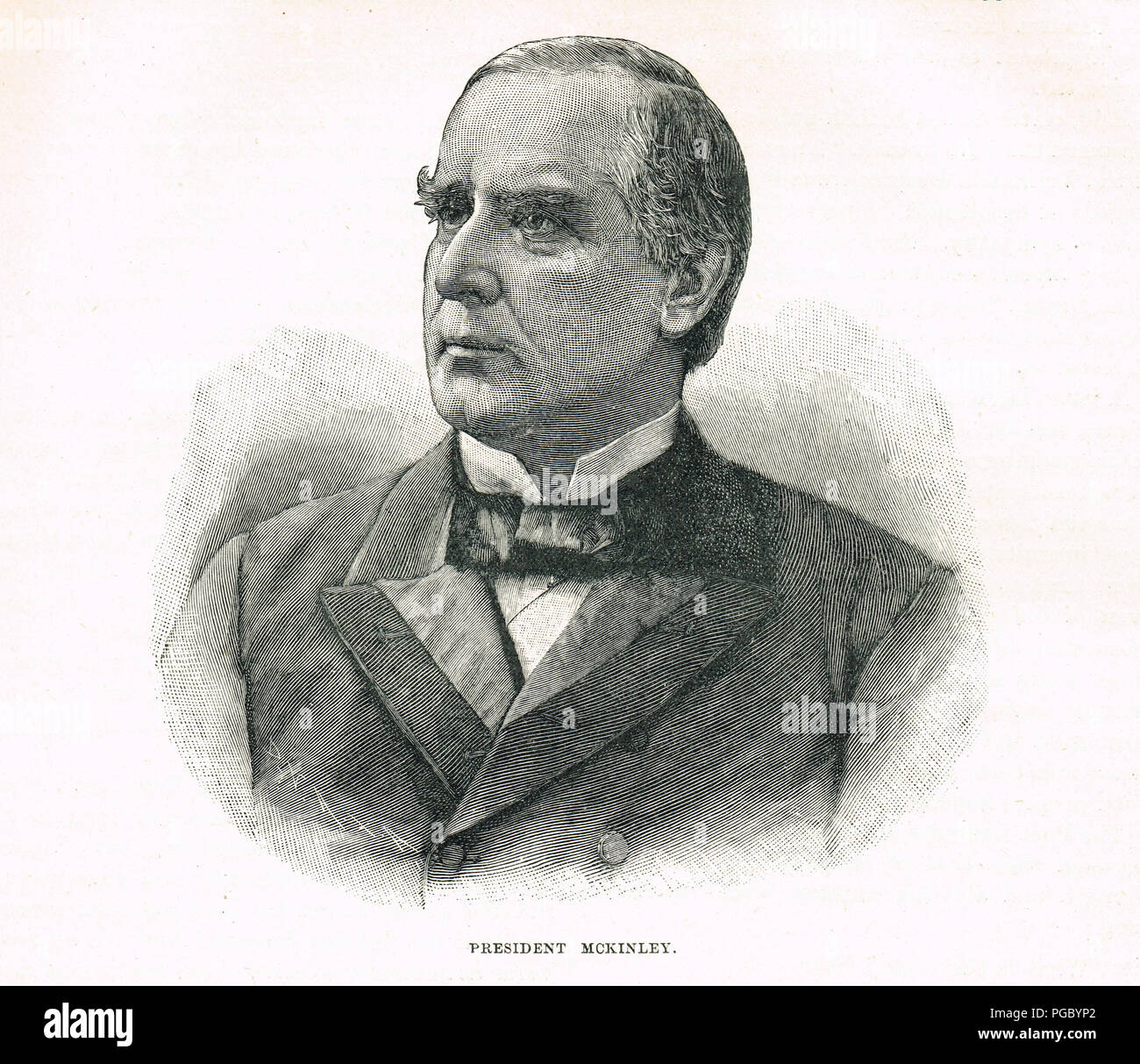 William McKinley, 25e président des États-Unis Banque D'Images