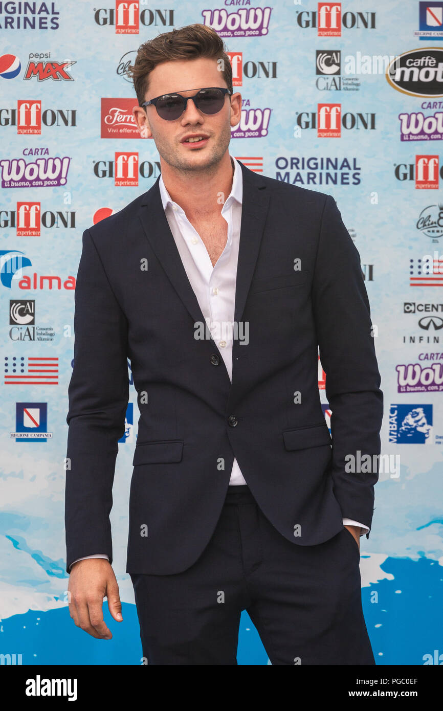 48e Festival du Film de Giffoni 2018, Italie Avec : Jeremy Irvine Où : SA, Italie Quand : 25 juillet 2018 : Crédit d'IPA/WENN.com **Uniquement disponible pour publication au Royaume-Uni, USA, Allemagne, Autriche, Suisse** Banque D'Images