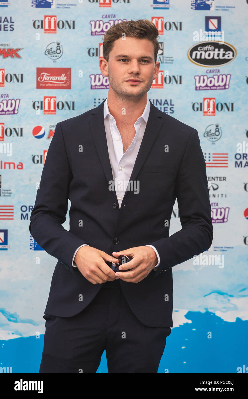 48e Festival du Film de Giffoni 2018, Italie Avec : Jeremy Irvine Où : SA, Italie Quand : 25 juillet 2018 : Crédit d'IPA/WENN.com **Uniquement disponible pour publication au Royaume-Uni, USA, Allemagne, Autriche, Suisse** Banque D'Images