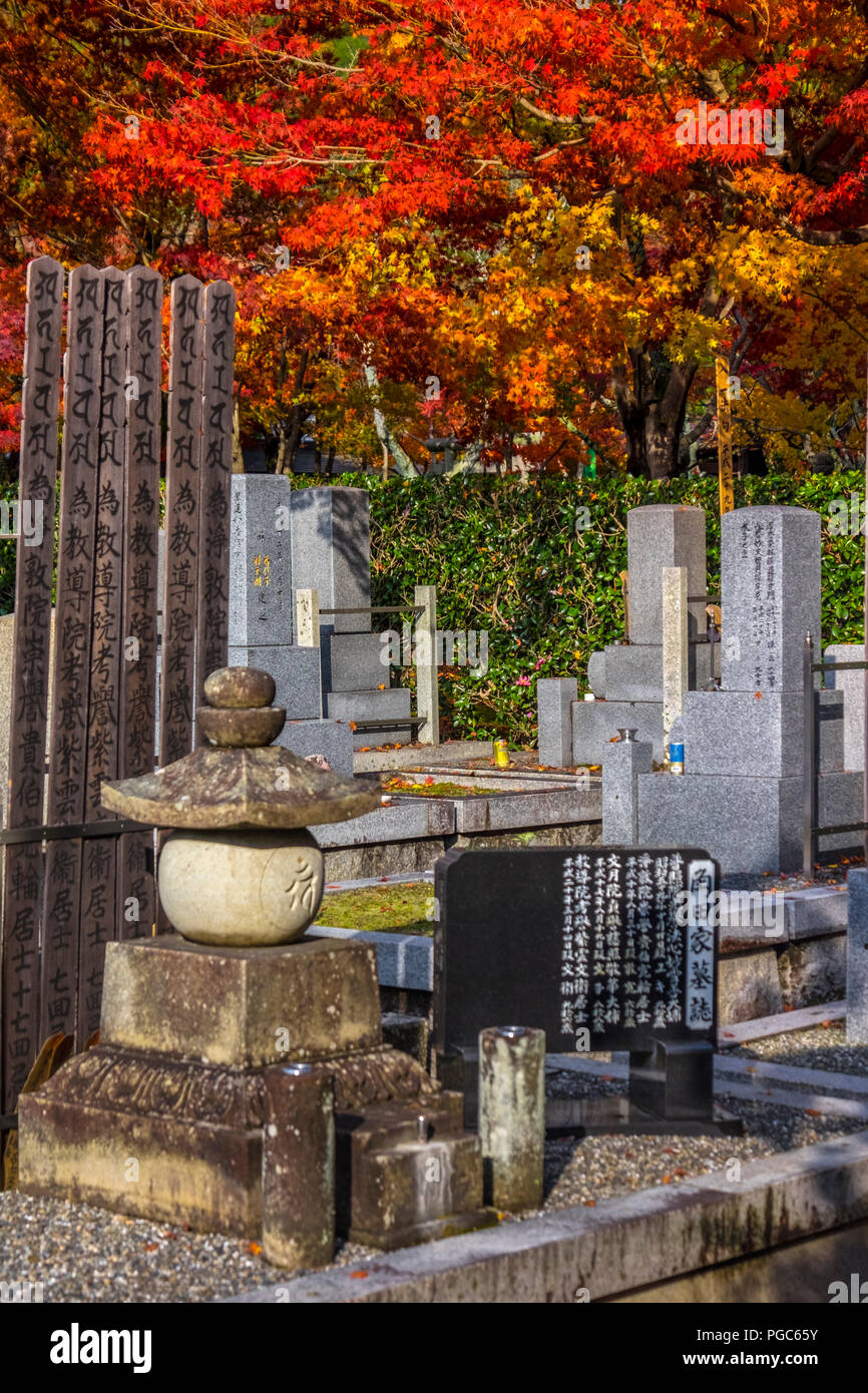 Bel Automne, paysage d'automne autour à Adashino Nenbutsu-ji, zone Sagano Arashiyama, Kyoto, Japon Banque D'Images