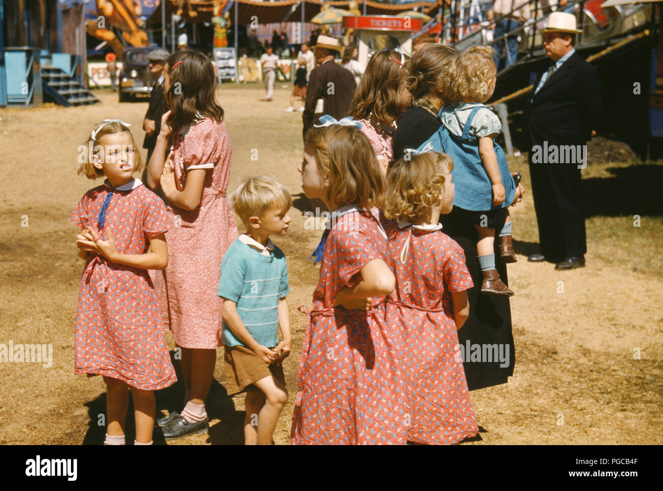 À la foire de l'état du Vermont Rutland, Septembre 1941 Banque D'Images