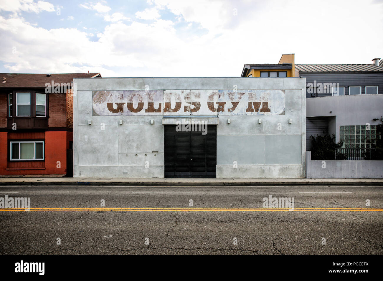 Los Angeles, États-Unis d'Amérique - le 16 juillet 2017 : Gold's Gym situé à Venise. Banque D'Images