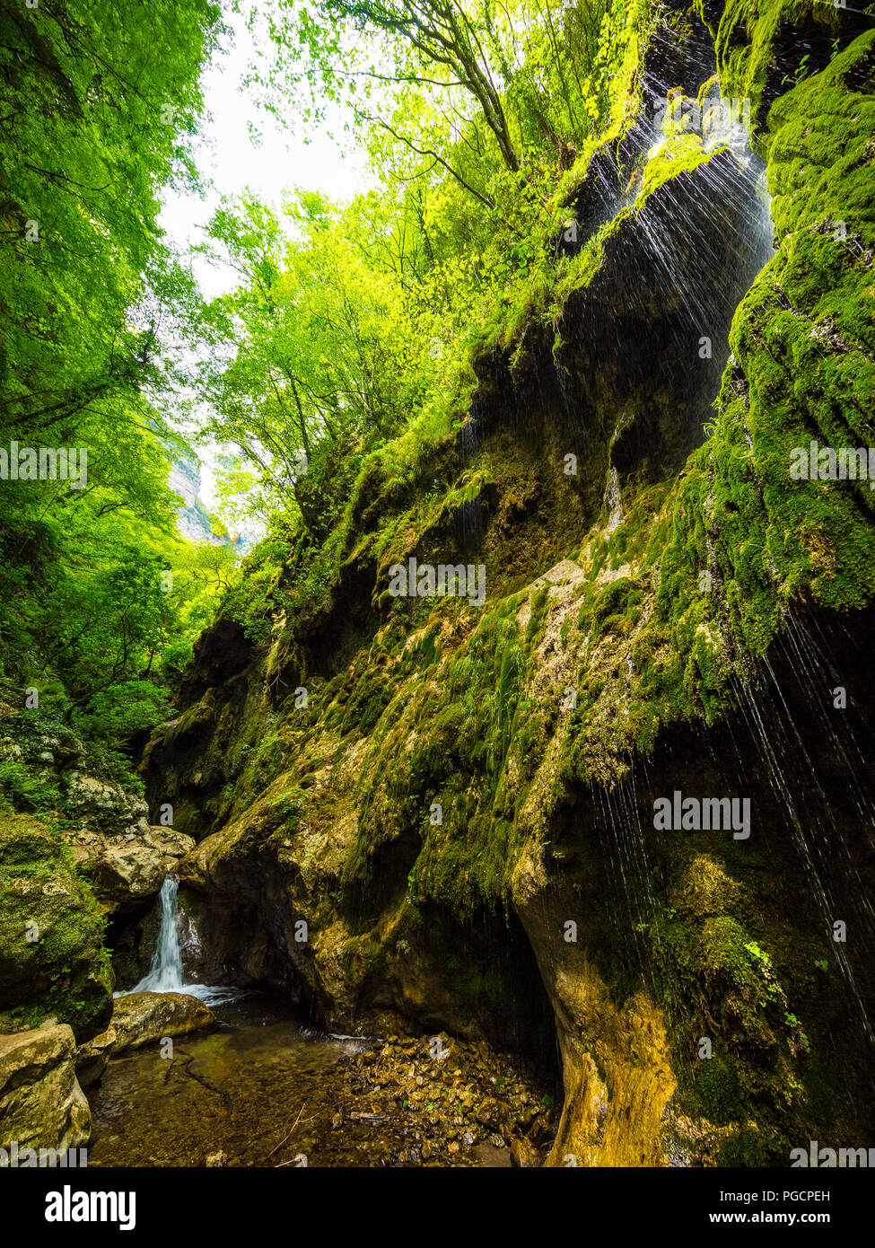 Vallée de la Ferriere, Côte d'Amalfi, Italie Banque D'Images