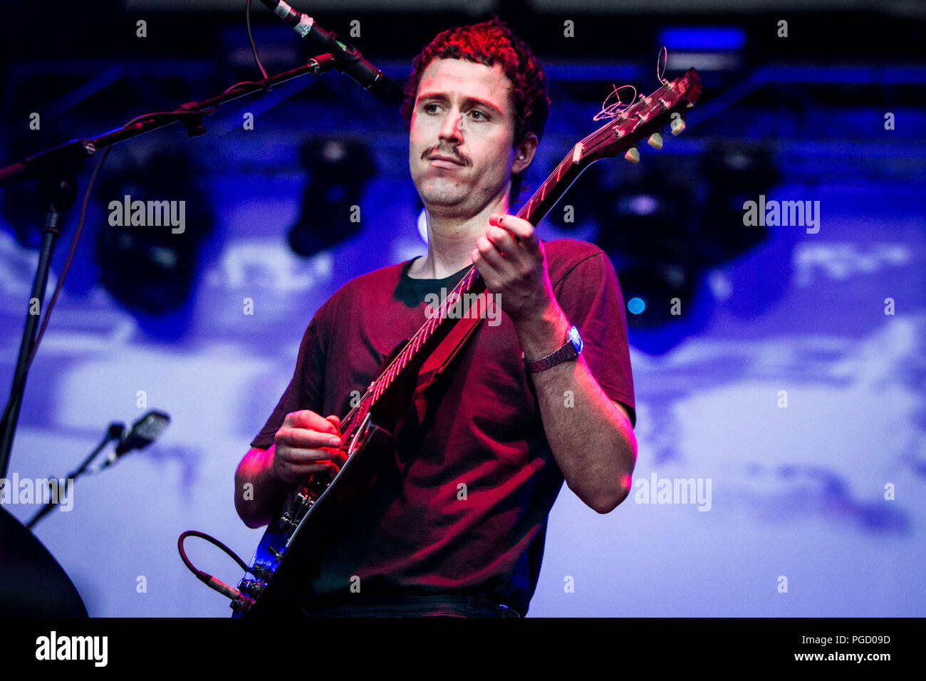 Turin Italie 24 août 2018 gésier King & The Lizard Wizard live au Festival d'aujourd'hui © 2018 Roberto Finizio / Alamy Live News Banque D'Images