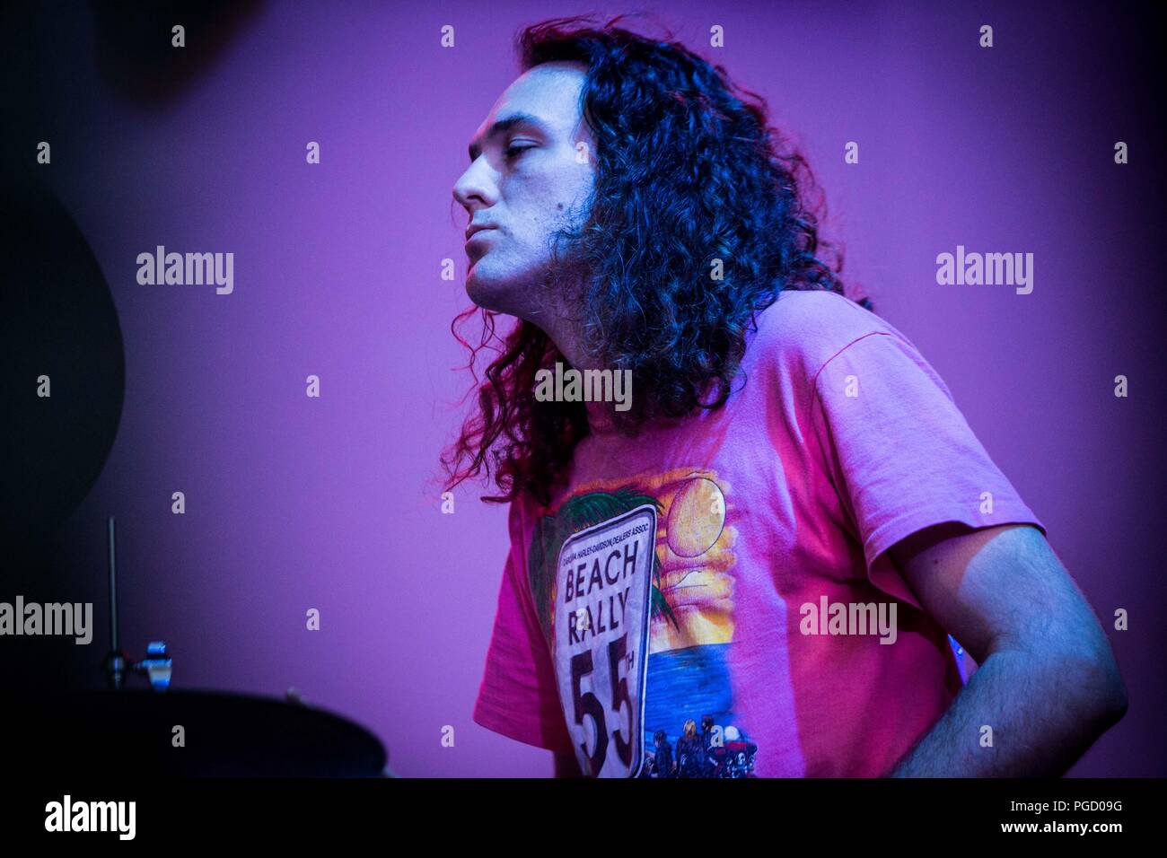 Turin Italie 24 août 2018 gésier King & The Lizard Wizard live au Festival d'aujourd'hui © 2018 Roberto Finizio / Alamy Live News Banque D'Images