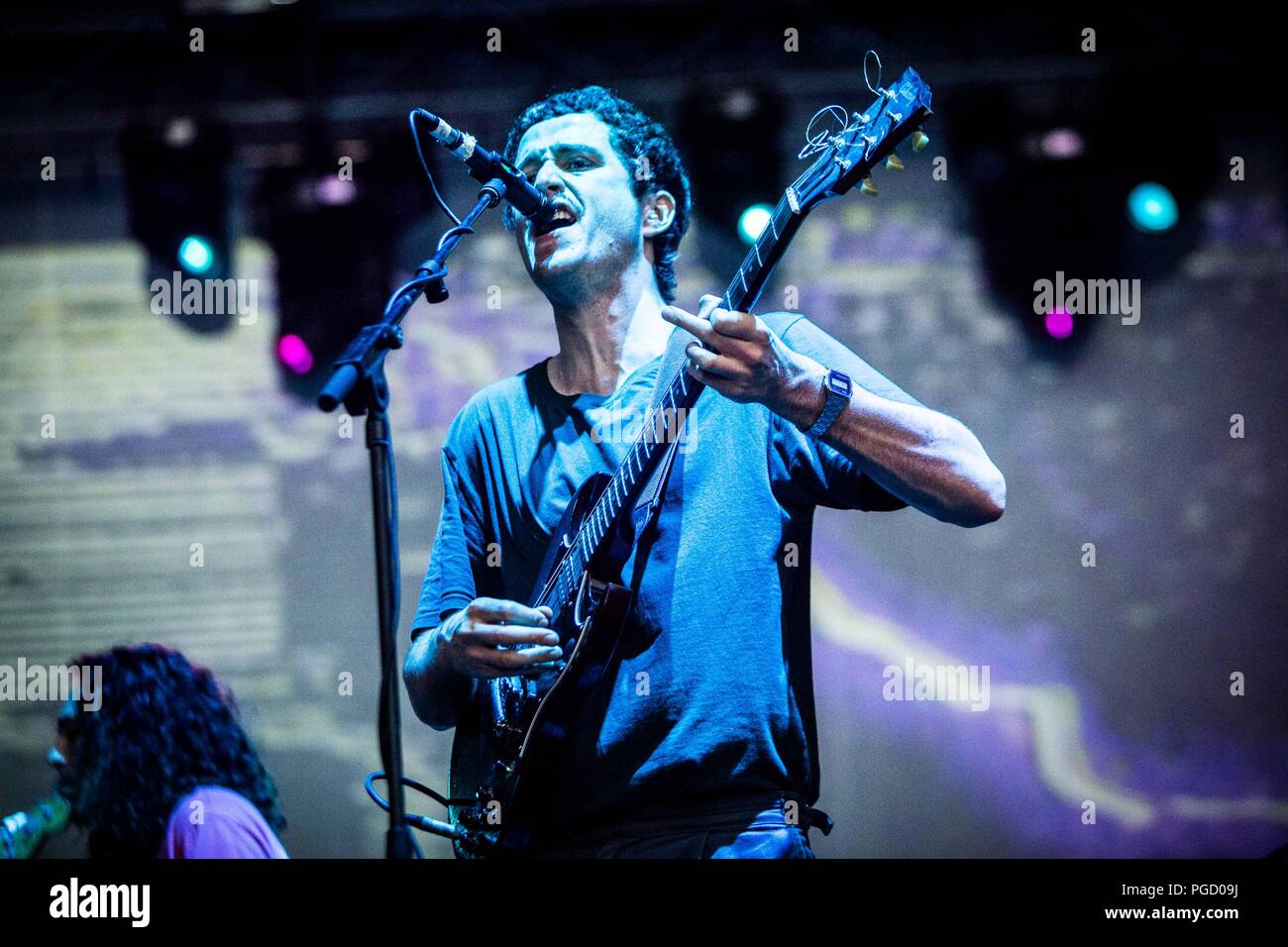 Turin Italie 24 août 2018 gésier King & The Lizard Wizard live au Festival d'aujourd'hui © 2018 Roberto Finizio / Alamy Live News Banque D'Images