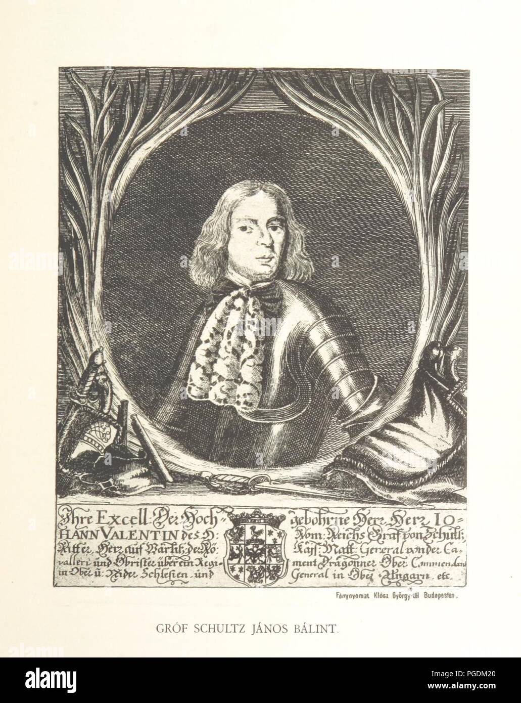 Libre à partir de la page 165 de "Avvisi del Cavaliere Federico Cornaro veneto ambasciatore, vers l'assedio la presa e della Fortezza di nell'anno 1686 Buda. Con traduzione ungherese ed introduzione storica da Sigismondo Bubics. (0073. Banque D'Images