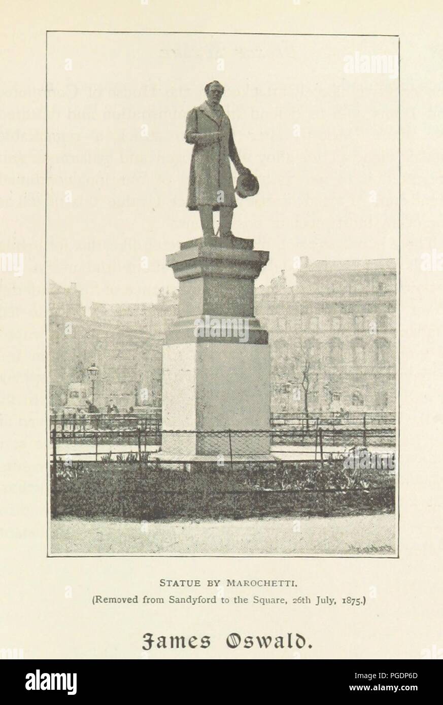Libre à partir de la page 205 de "George Square, Glasgow ; et la vie de ceux que ses statues commémorent, etc' . Banque D'Images