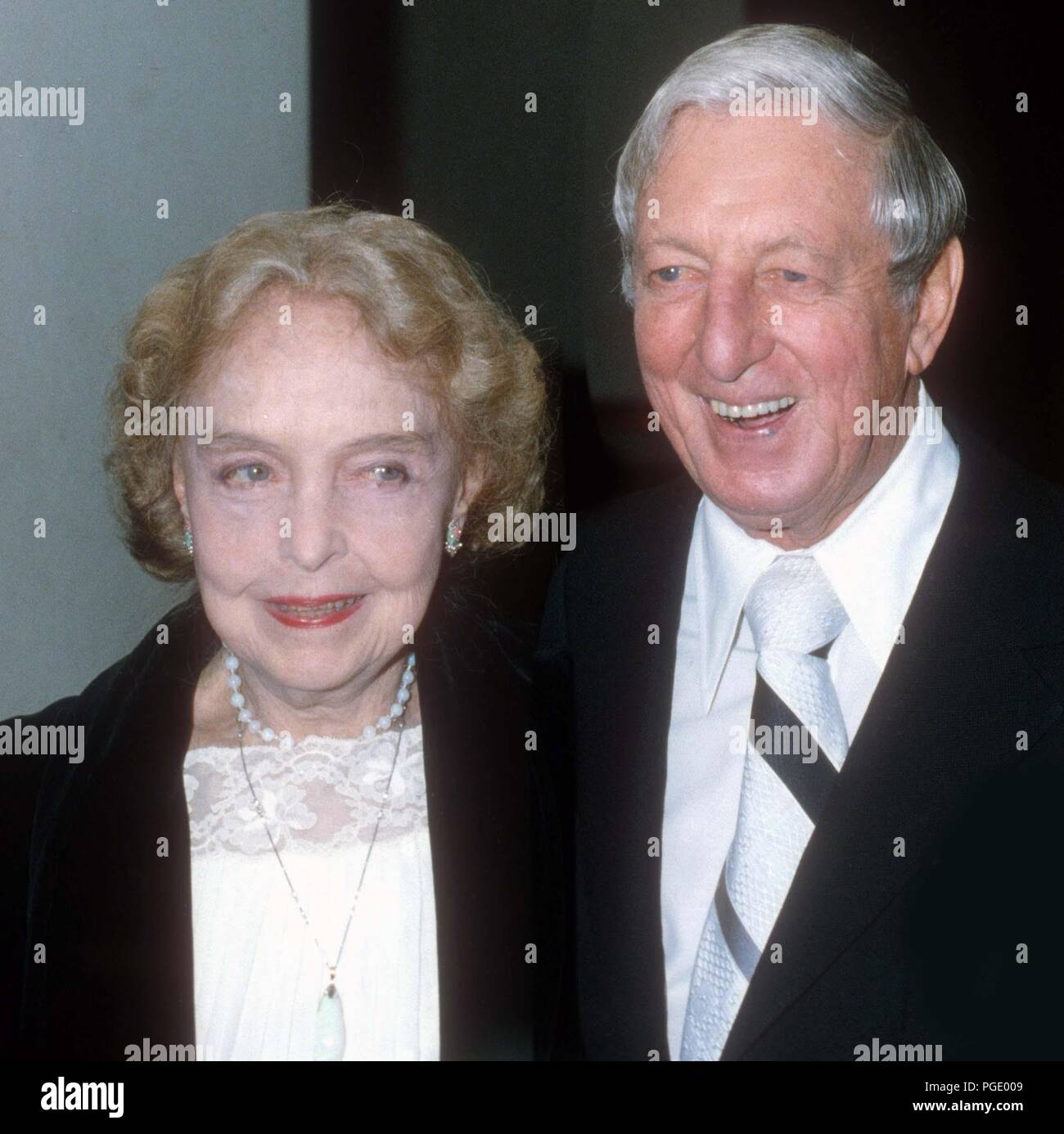 Lillian Gish Ray Bolger 1985 Photo de John Barrett/PHOTOlink.net Banque D'Images