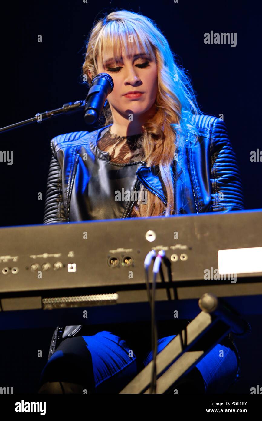 Le Ha-Ash, pendant la nuit de son concert à l'axe au Planet Hollywood de Las Vegas Nevada le 15 septembre 2015. Banque D'Images