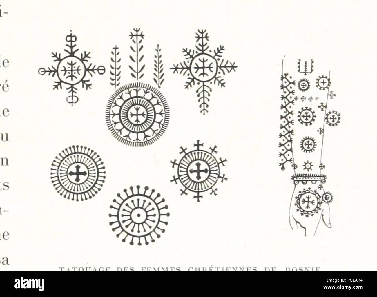 Libre à partir de la page 289 de "A travers la Bosnie et l'Herzégovine. Études et impressions de voyage. [Avec des plaques et une carte.]' . Banque D'Images