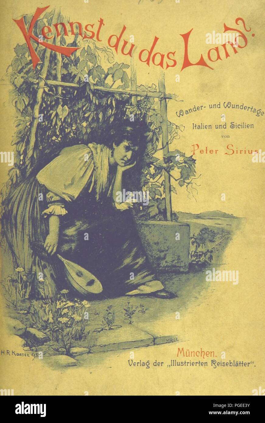 Libre à partir de la page 393 de "Kennst du das Land Wander- und dans Wundertage und Italien Sicilien' . Banque D'Images Libre à partir de la page 393 de "Kennst du das Land Wander- und dans Wundertage und Italien Sicilien' . Banque D'Images