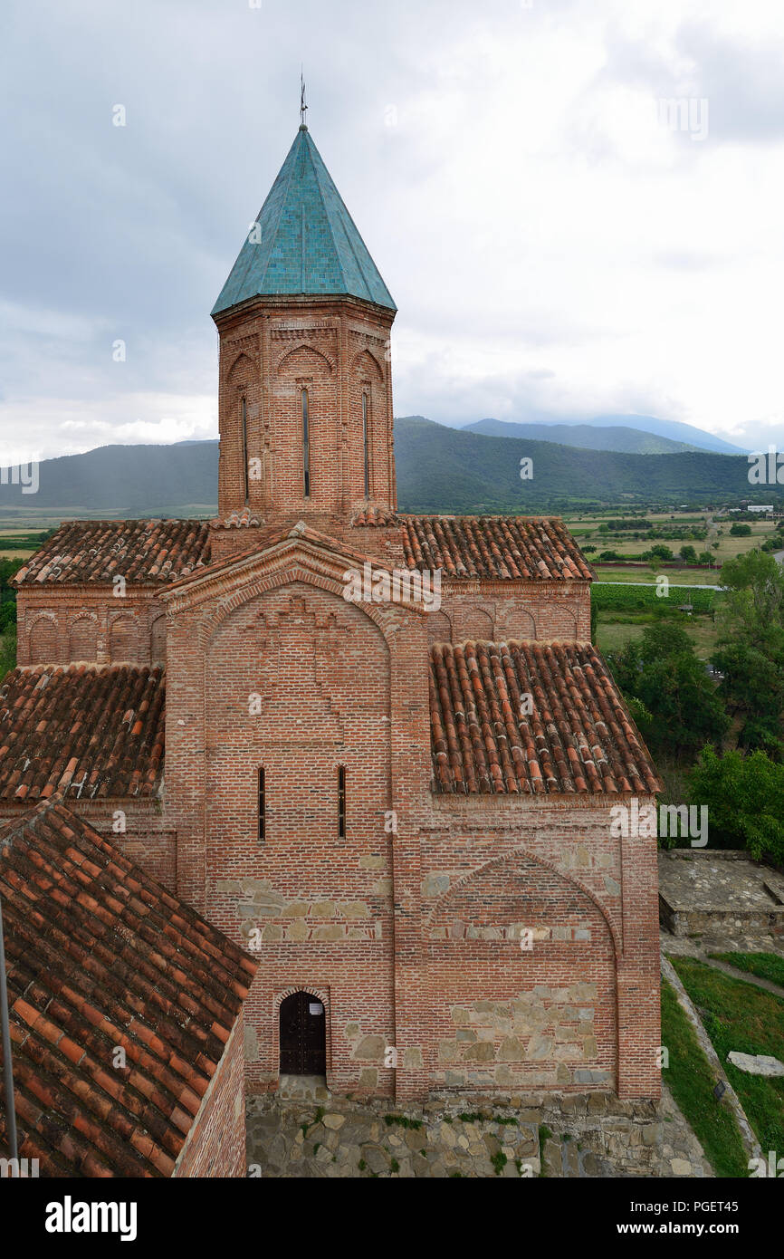 Gremi et monastère tye résidence royale en Géorgie, situé dans la région de Kakheti, près de la ville de Telavi. Gremi ville était capitale de la Kakhétie au 16ème Banque D'Images