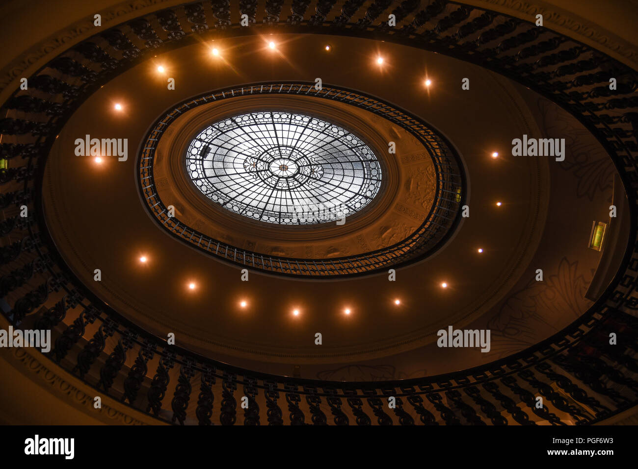 Intérieur de la galerie d'Art Moderne de Glasgow, Ecosse Banque D'Images