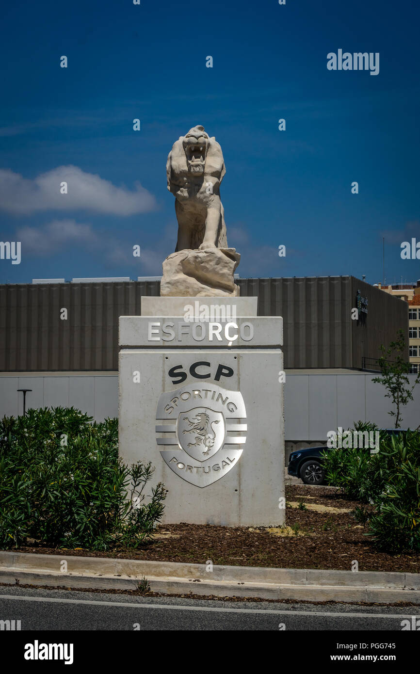 Alvalade, accueil de Sporting CP, également connu sous le nom de Sporting Clube de Portugal ou sportifs Lisbonne, Portugal Banque D'Images