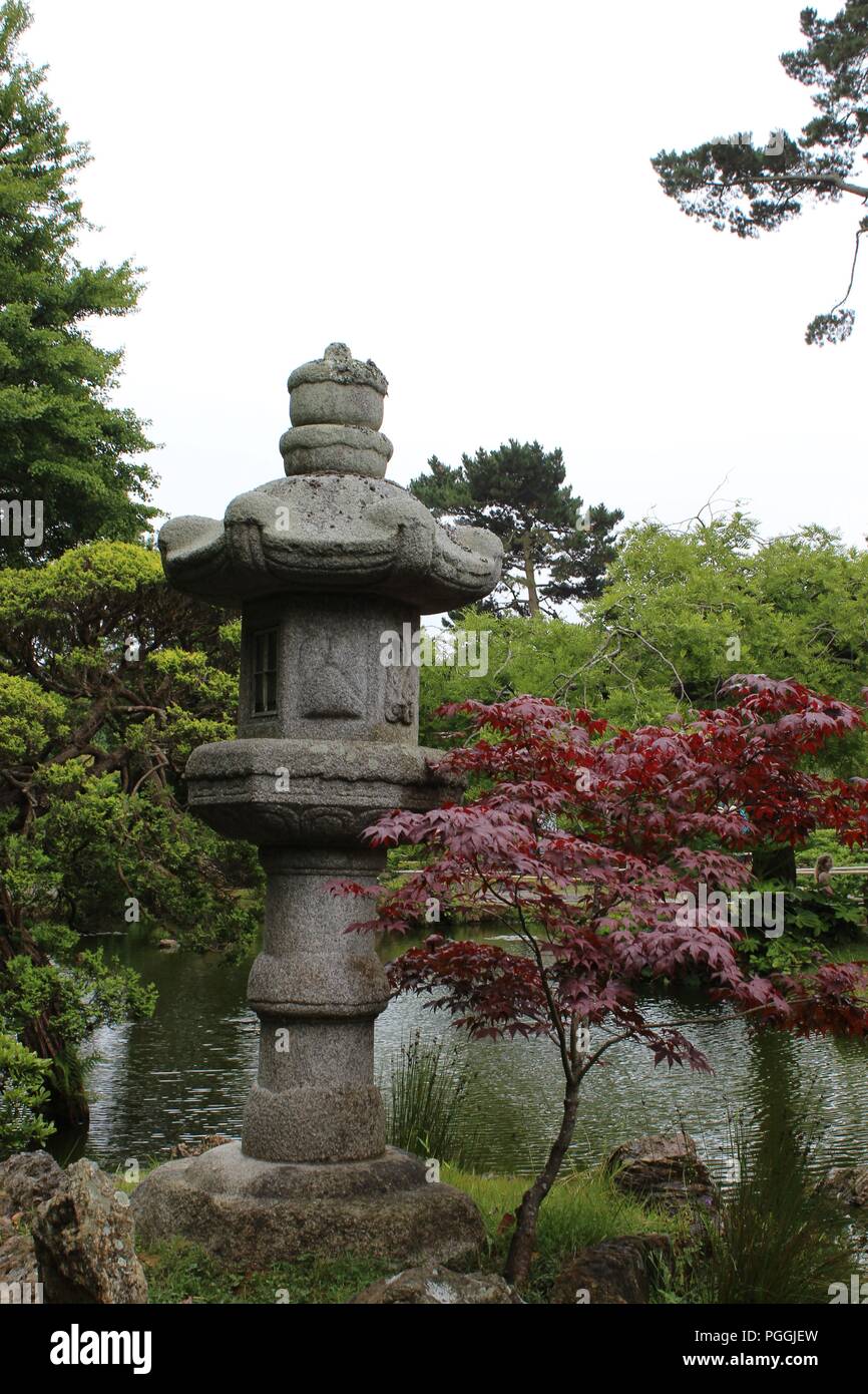 Le jardin de thé japonais dans le Golden Gate Park, San Francisco, CA, USA Banque D'Images