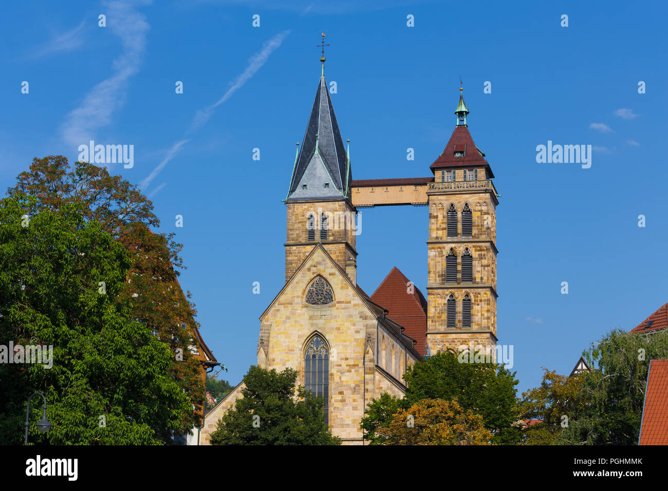 Ville historique allemagne esslingen sur le Neckar Banque D'Images