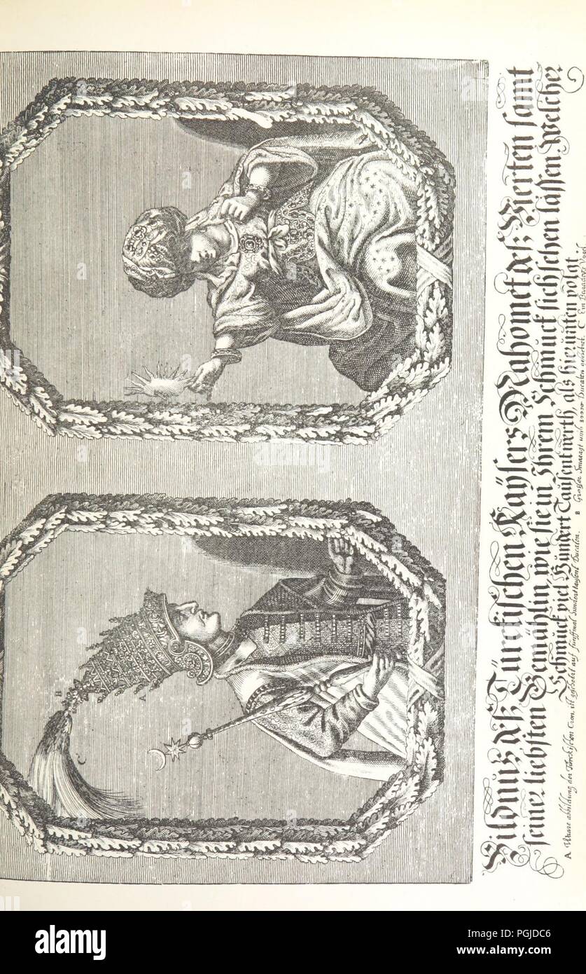 Libre à partir de la page 385 de "Avvisi del Cavaliere Federico Cornaro veneto ambasciatore, vers l'assedio la presa e della Fortezza di nell'anno 1686 Buda. Con traduzione ungherese ed introduzione storica da Sigismondo Bubics. (Co0020. Banque D'Images