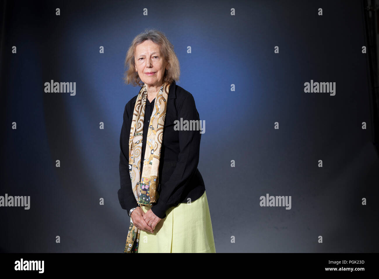 Edinburgh, Royaume-Uni. 27 août, 2018. Claire Tomalin est un auteur et journaliste français, connu pour ses biographies sur Charles Dickens, Thomas Hardy, Samuel Pepys, Jane Austen, et Mary Wollstonecraft. Photographié à l'Edinburgh International Book Festival. Edimbourg, Ecosse. Photo par Gary Doak / Alamy Live News Banque D'Images