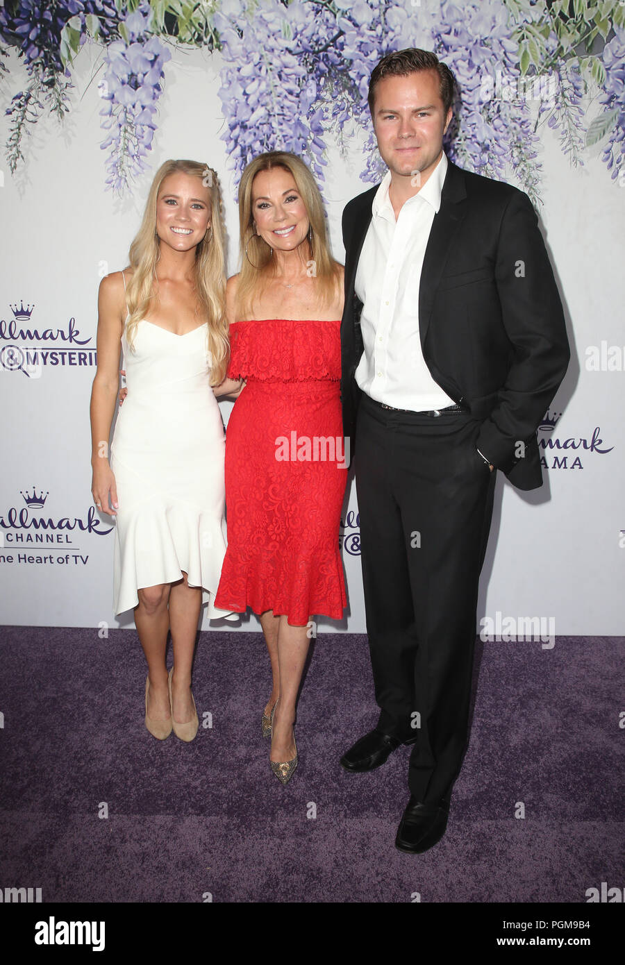 Hallmark Channel et marque les films & Mystères de l'été 2018 l'Association des critiques de télévision (TCA) - Press Tour événement mettant en vedette : Erin Cassidy Gifford, Kathie Lee Gifford, Cody Gifford Où : Los Angeles, California, United States Quand : 26 juillet 2018 : Crédit FayesVision/WENN.com Banque D'Images