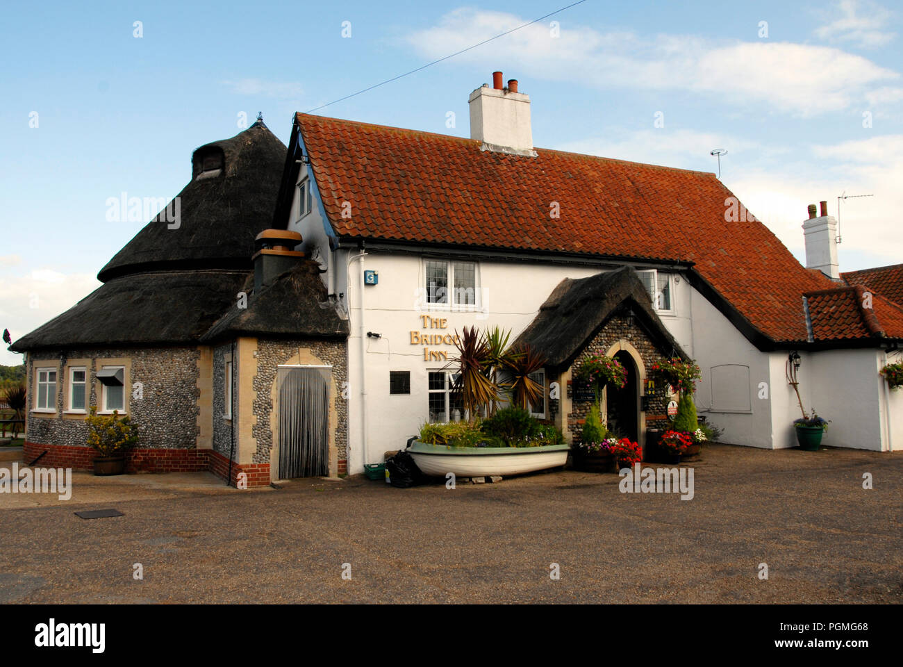 Le Bridge Inn, acle, Norfolk, Angleterre Banque D'Images