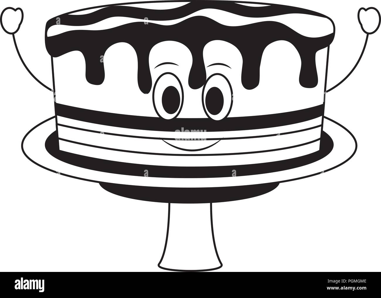Gateau D Anniversaire Kawaii Cartoon Comic Sweet Design Libre Image Vectorielle Stock Alamy Gateau D Anniversaire Kawaii Cartoon Comic Sweet Design Libre Image Vectorielle Stock Alamy