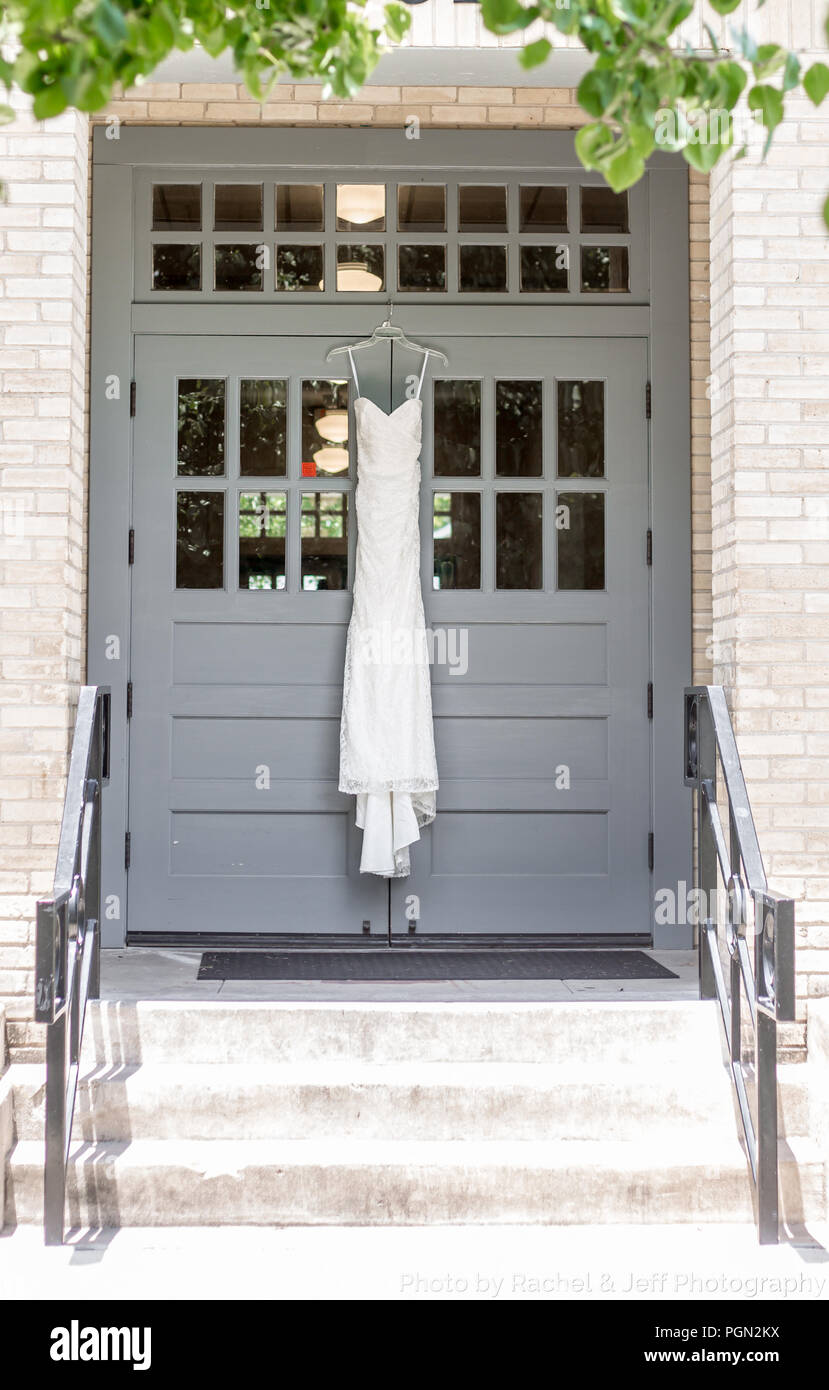 Robe de mariée Banque D'Images