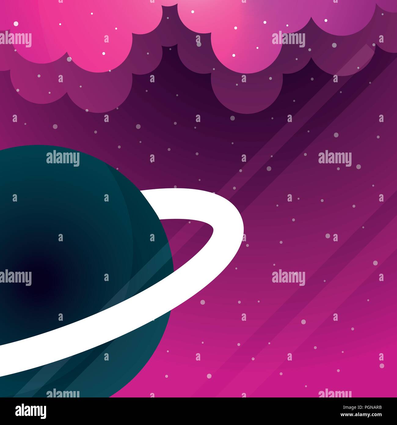 Le concept de système solaire de l'espace Illustration de Vecteur