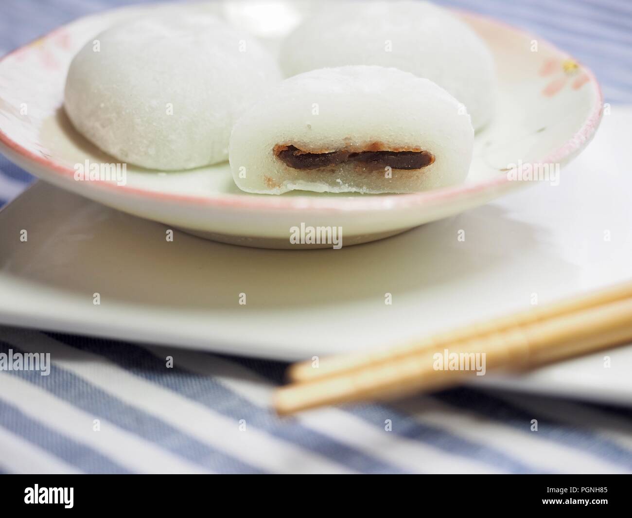 La cuisine traditionnelle asiatique gâteau de riz gluant Banque D'Images