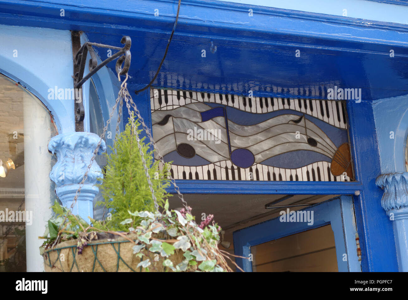 Blue note cafe, Glastonbury UK Banque D'Images Blue note cafe, Glastonbury UK Banque D'Images