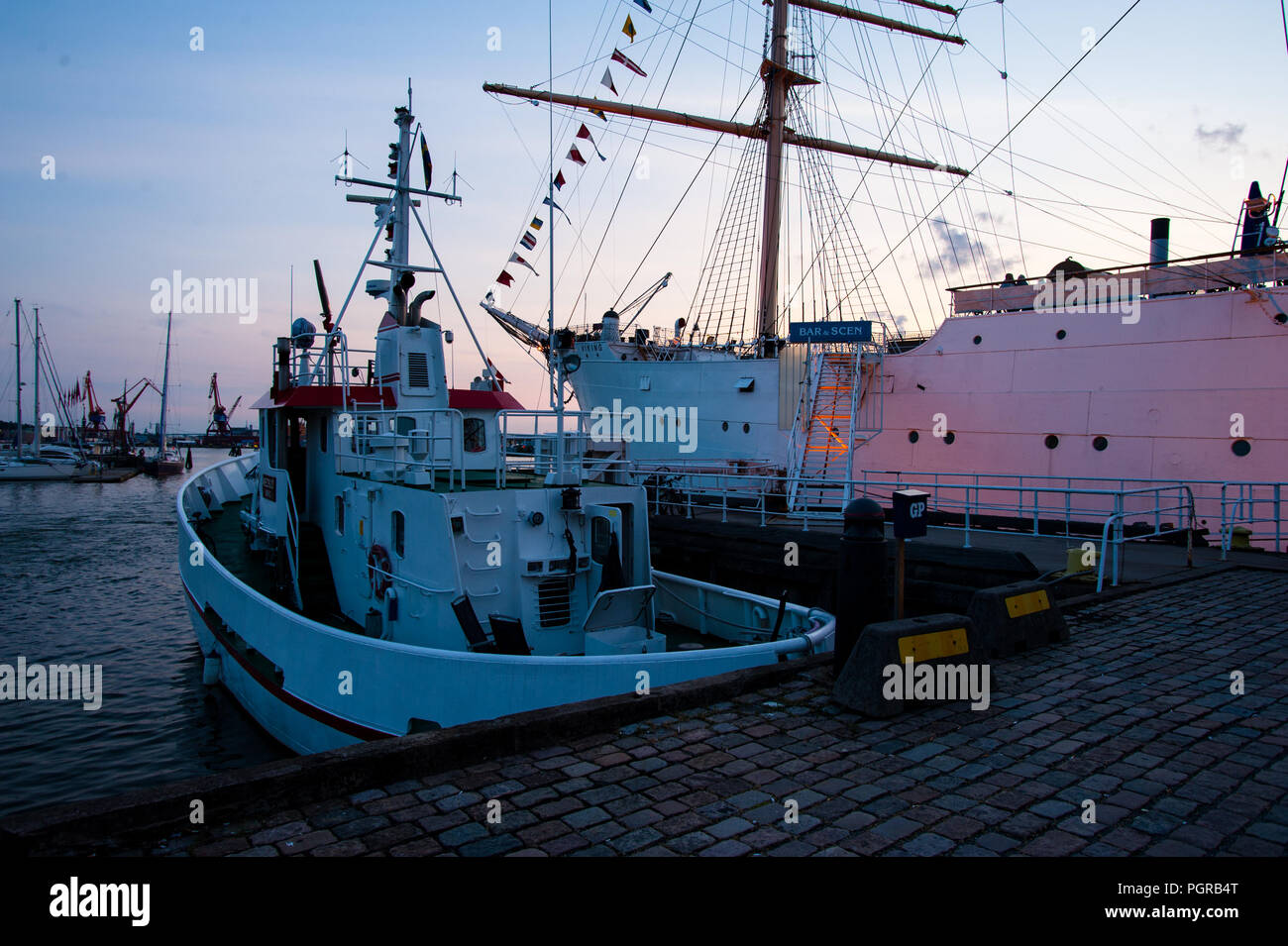 Port de Gothenburg Banque D'Images