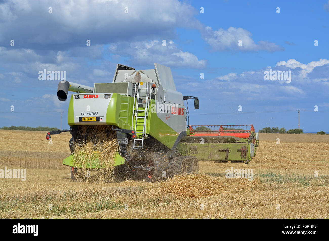 Lexio moissonneuse-batteuse Claas 560 Banque D'Images