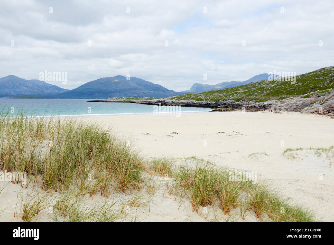 Beach, North Uist, îles Hébrides, Ecosse, Royaume-Uni Banque D'Images