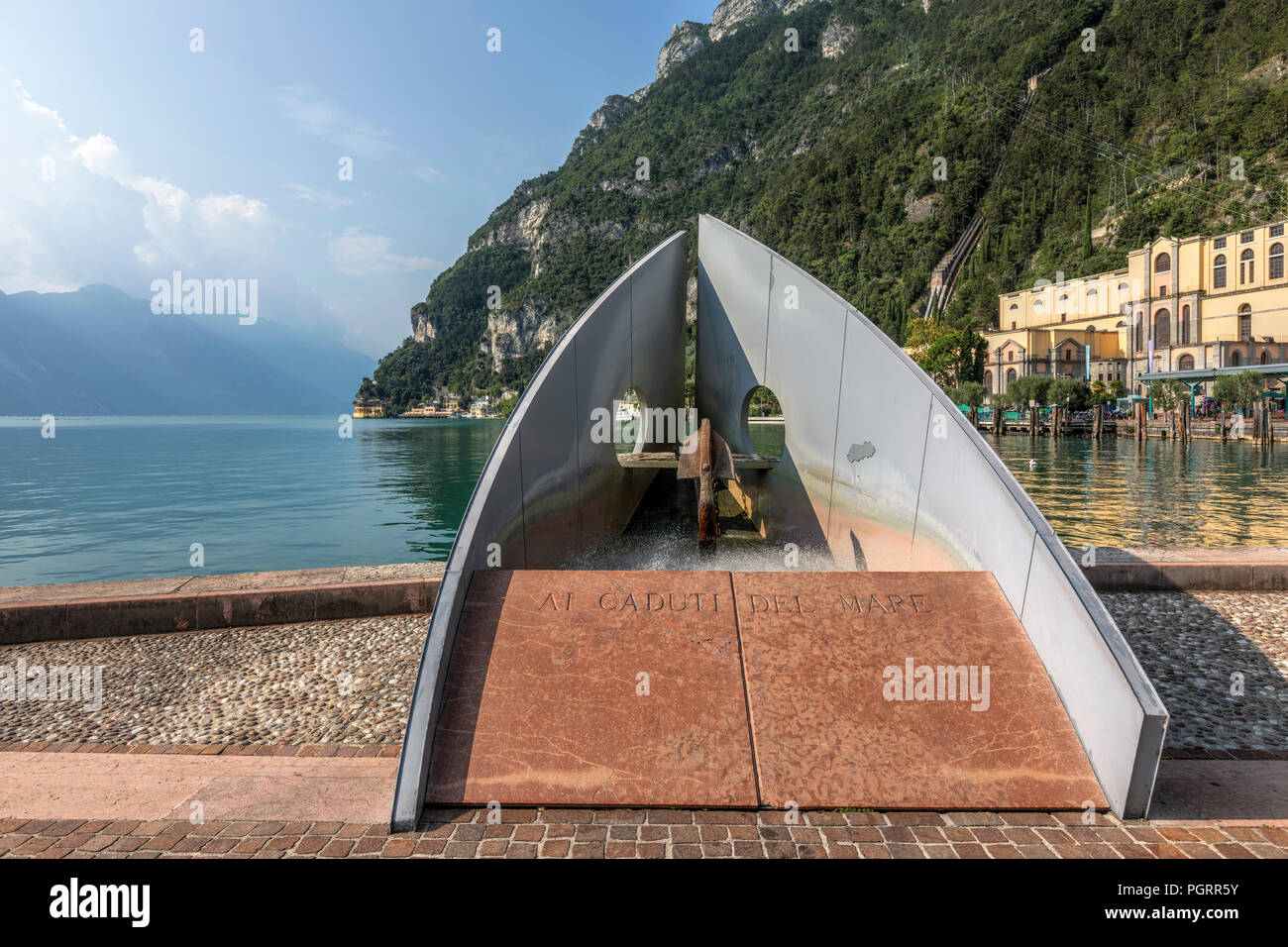 Riva del Garda, Lac de Garde, le Trentin, Italie, Europe Banque D'Images