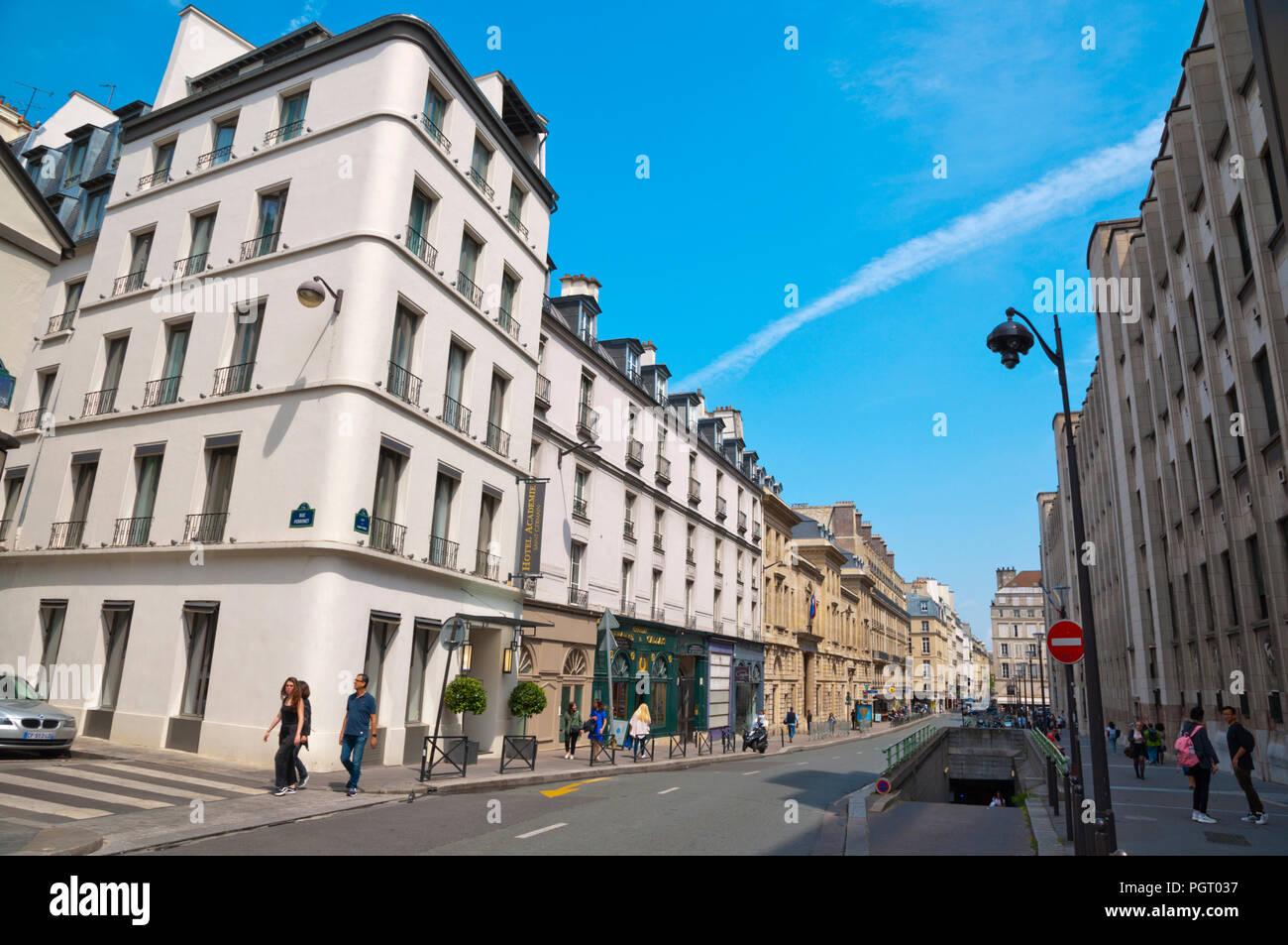 Rue des Saints Peres, St Germain des Prés, Rive Gauche, Paris, France Banque D'Images