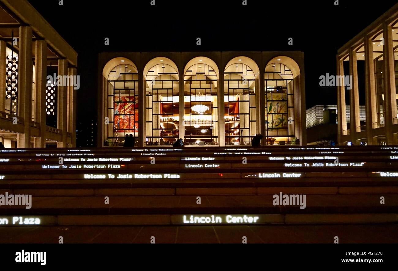 L'Université de Fordham Lincoln Center for the Performing Arts, à New York City Banque D'Images