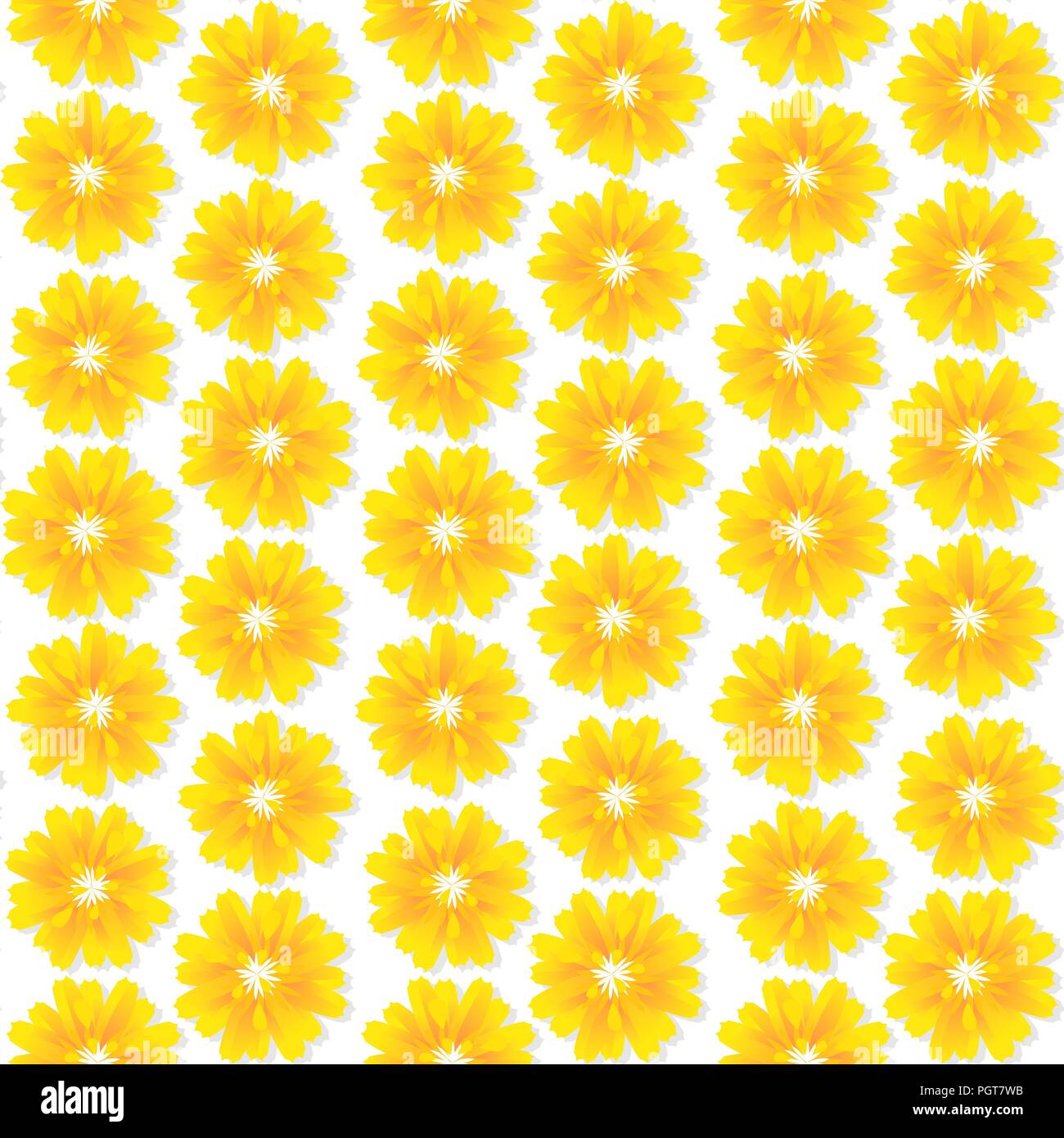 Papier peint floral pattern design transparente Illustration de Vecteur