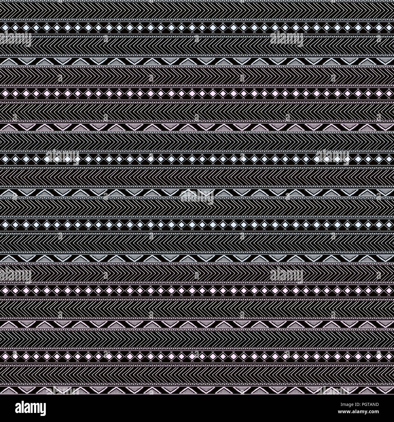 Seamless pattern design ethnique tribal Illustration de Vecteur