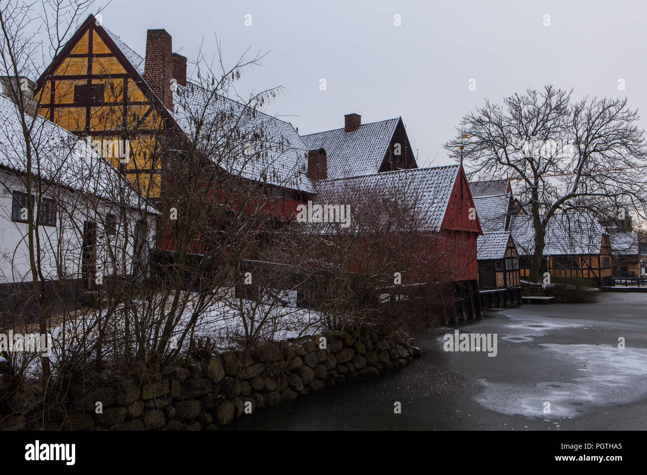 Den Gamle By Freilichtmuseum Banque D'Images
